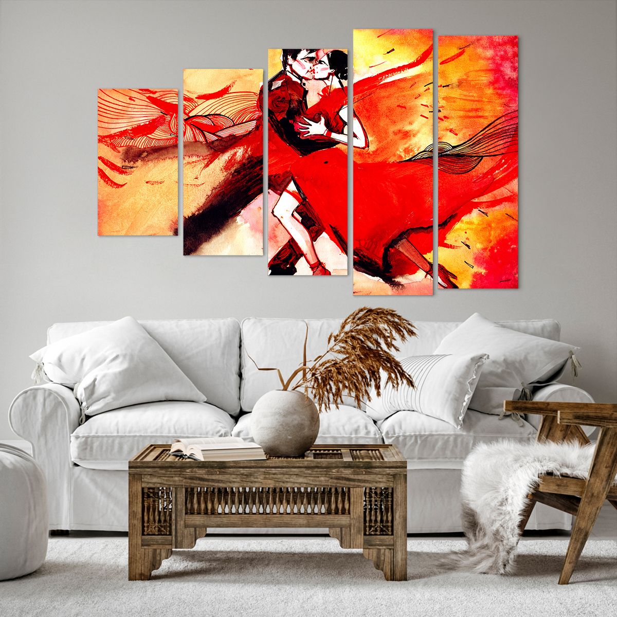 Impression sur toile Abstraction, Impression sur toile Danse, Impression sur toile Tango, Impression sur toile Danseurs, Impression sur toile Art
