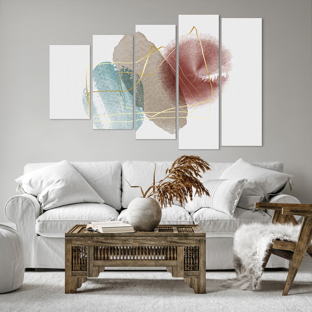 Bild auf Leinwand Abstraktion, Bild auf Leinwand Kunst, Bild auf Leinwand Modernes Muster, Bild auf Leinwand Entwurf, Bild auf Leinwand Moderne Kunst.