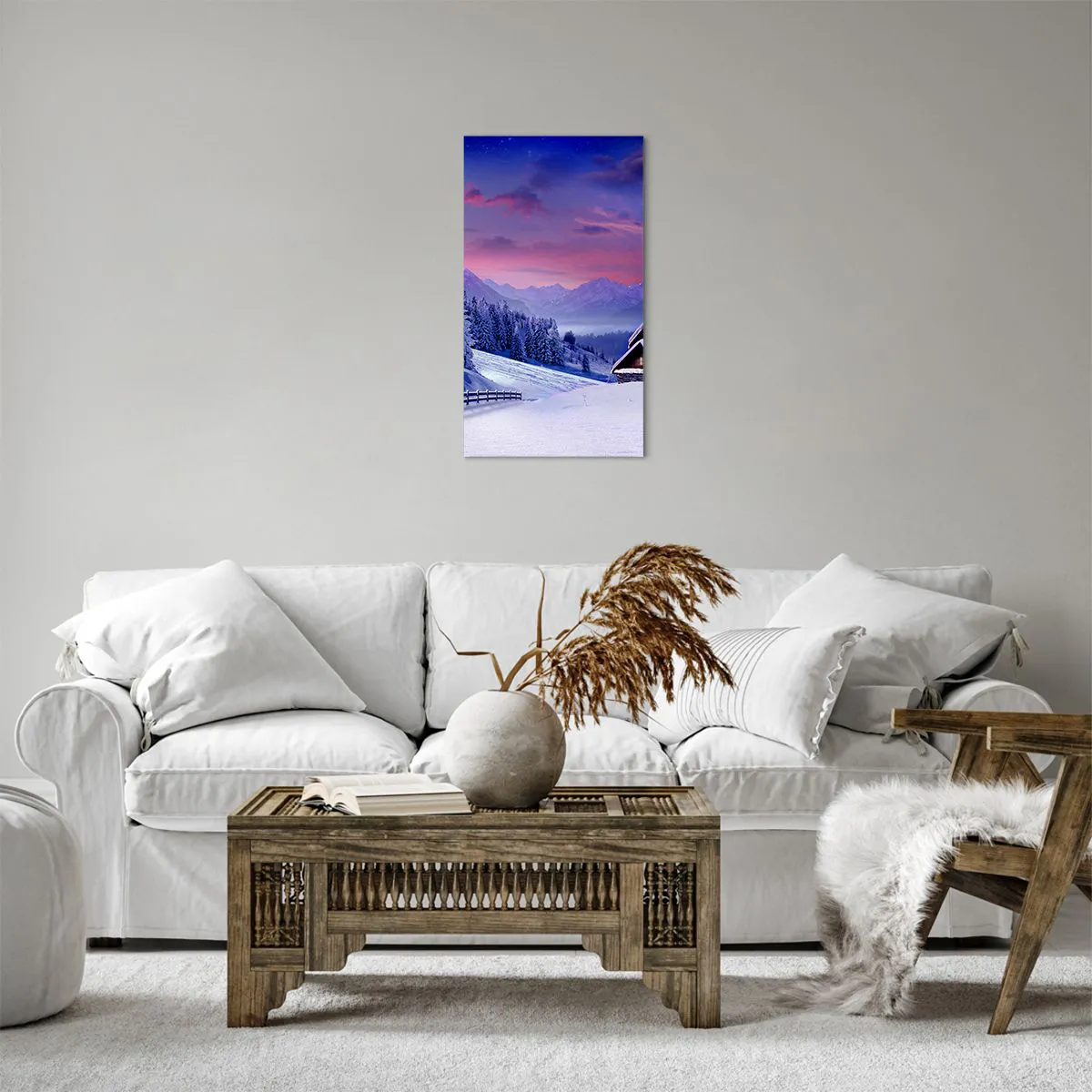 Impression sur toile - Image sur toile - Douce nuit - 45x80 cm