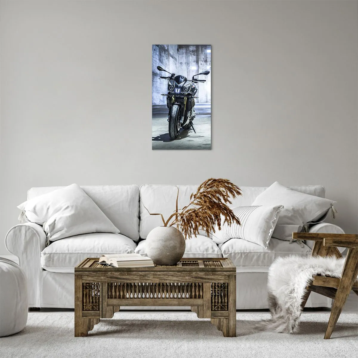 Obraz na plátne - Skôr ako zareve motor - 45x80 cm