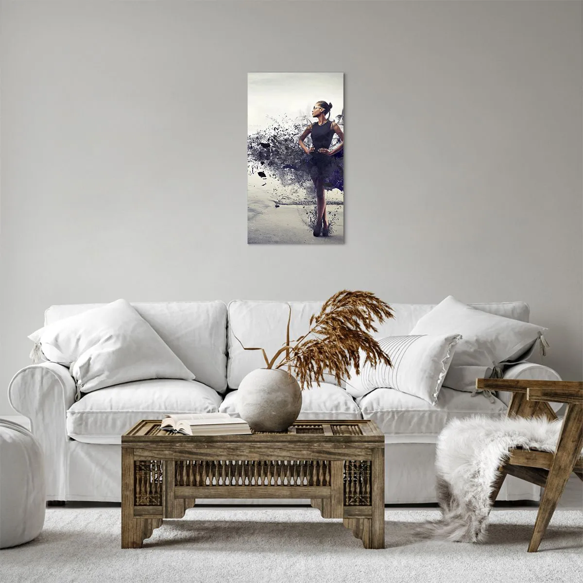 Impression sur toile - Image sur toile - Vénus africaine - 45x80 cm