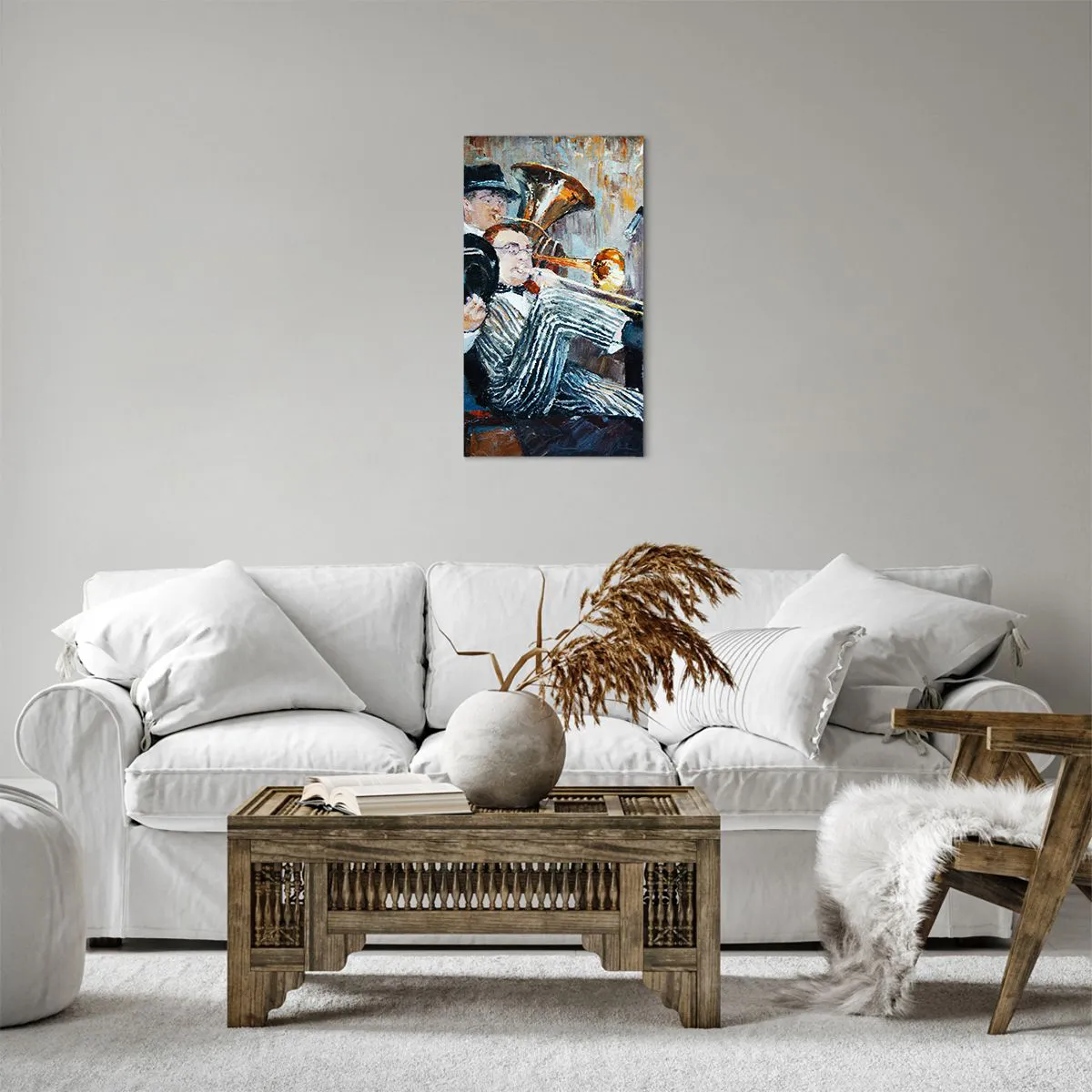 Impression sur toile - Image sur toile - C'est tout le Jazz - 45x80 cm