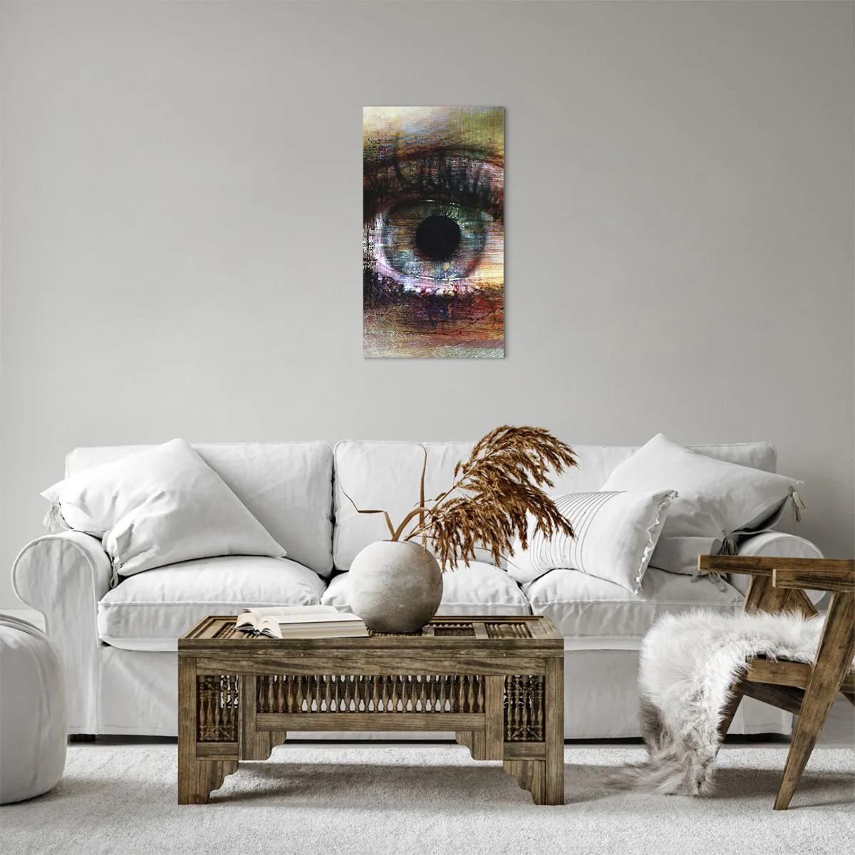 Canvas picture - You Can See Inside the Soul - 45x80 cm
