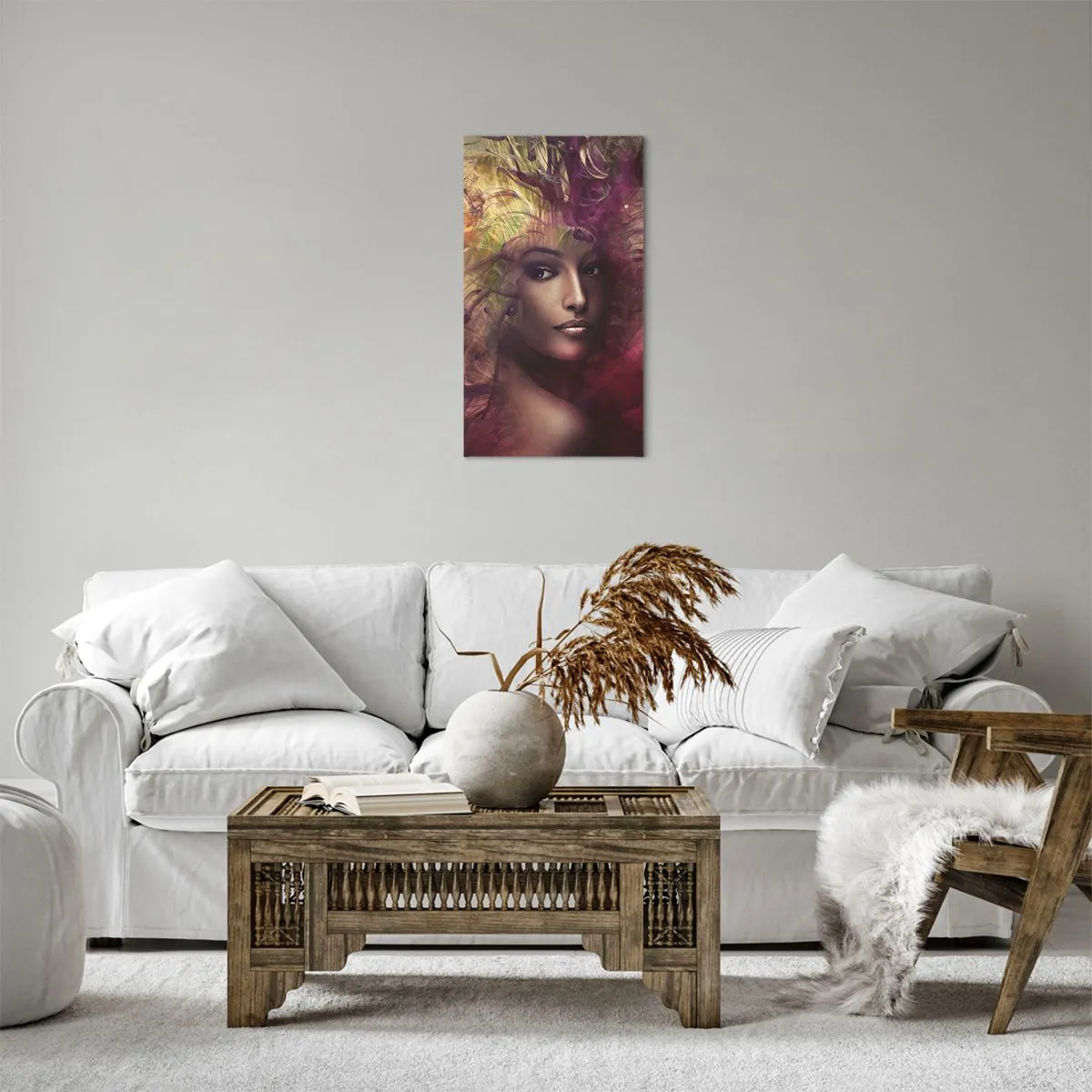 Obraz na płótnie - Tu jestem! - 45x80 cm