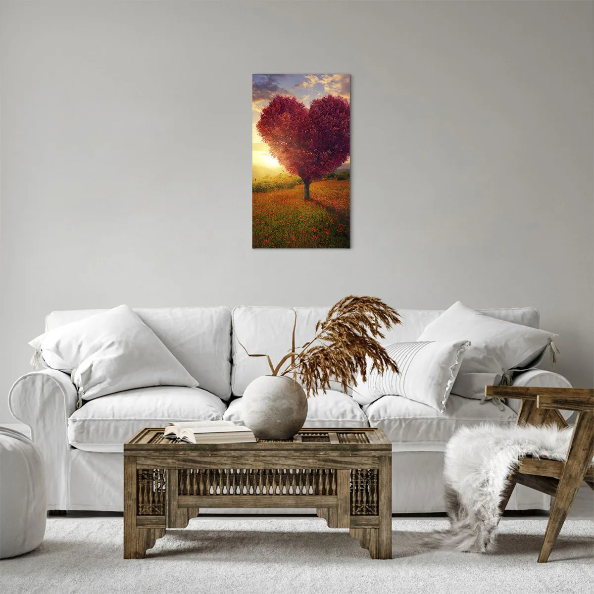 Canvastavla - Bild på duk - Tagande - 45x80 cm