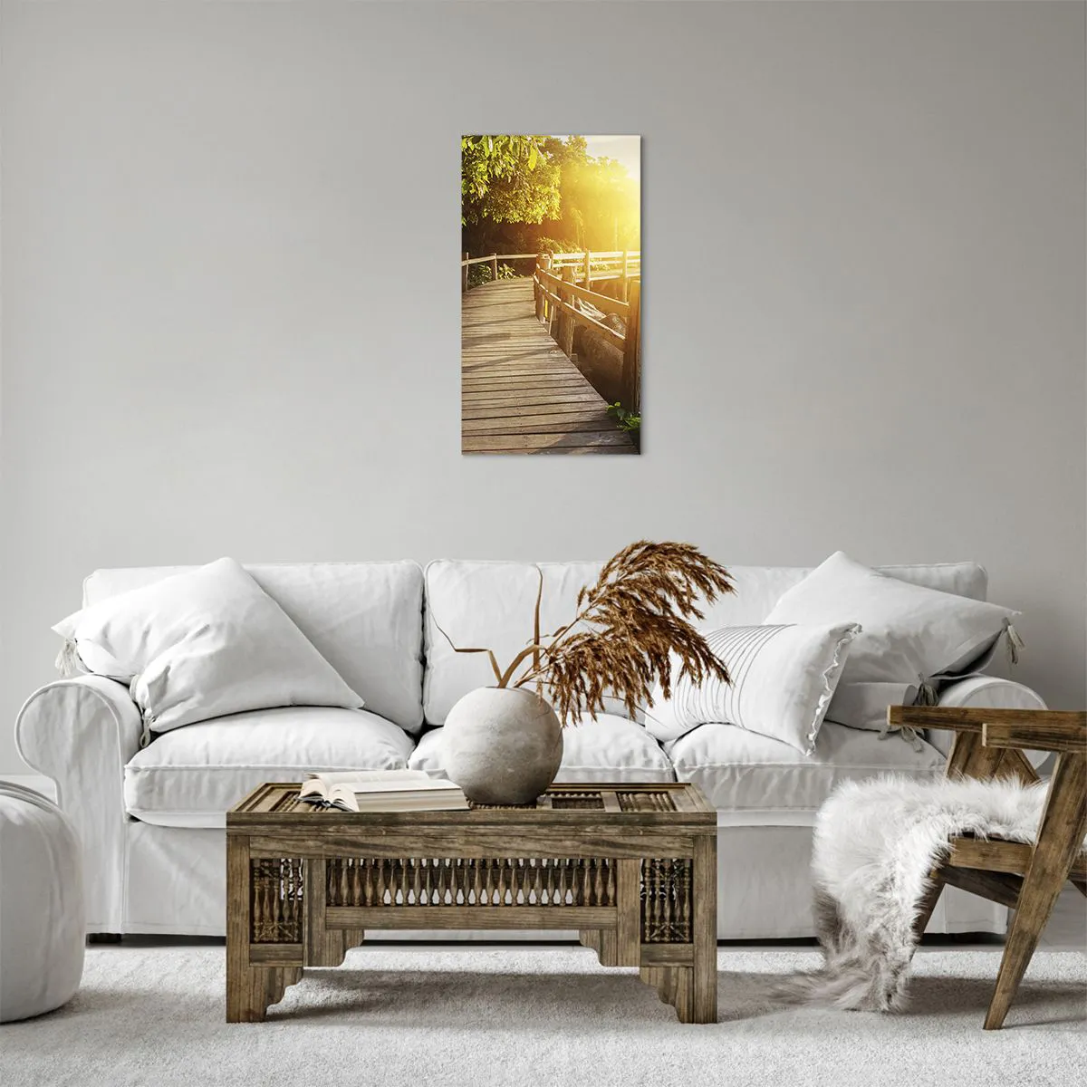 Canvas picture - Another Bend, New Wonders - 45x80 cm