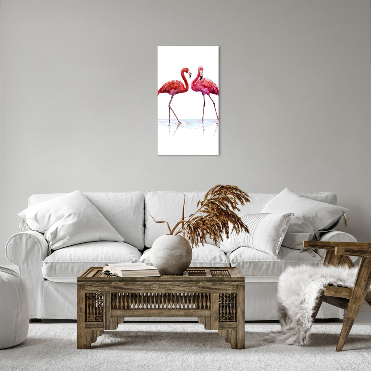 Obrazy na płótnie Flamingi, Obrazy na płótnie Ptaki, Obrazy na płótnie Sztuka, Obrazy na płótnie Zwierzęta, Obrazy na płótnie Brazylia