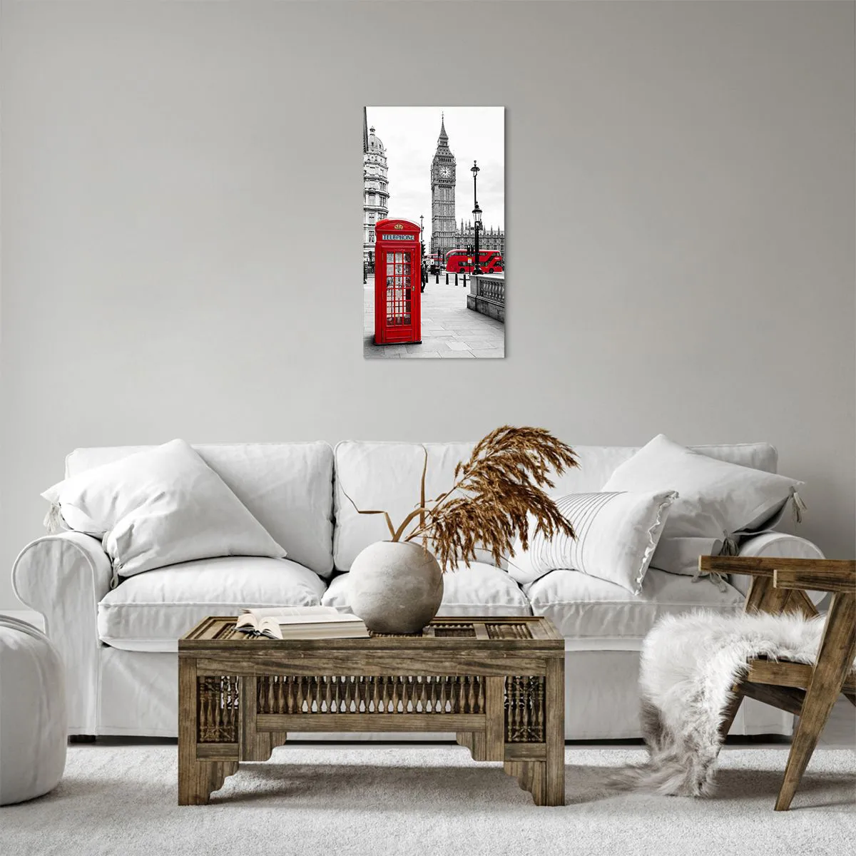 Bild auf Leinwand - Leinwandbild - London, ohne Zweifel - 45x80 cm