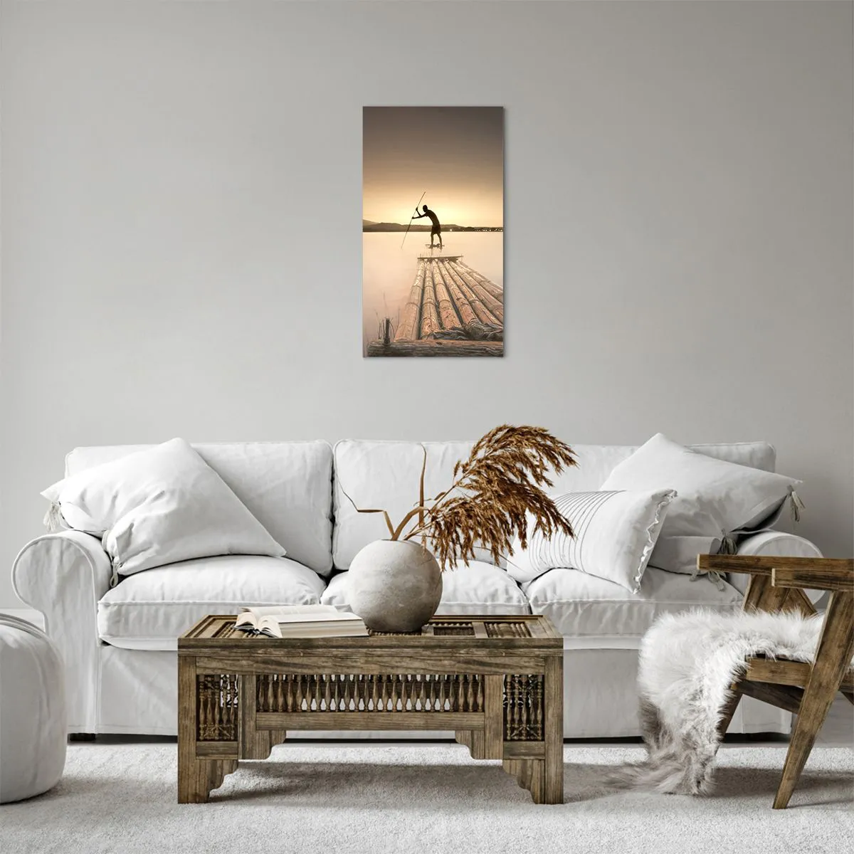 Vászonkép - Pihenés előtt - 45x80 cm