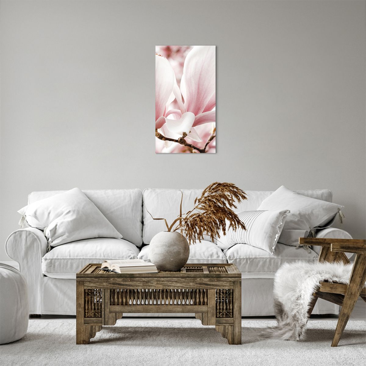 Obrazy na płótnie Gałązka Magnolii, Obrazy na płótnie Kwiat, Obrazy na płótnie Magnolia, Obrazy na płótnie Ogród, Obrazy na płótnie Natura