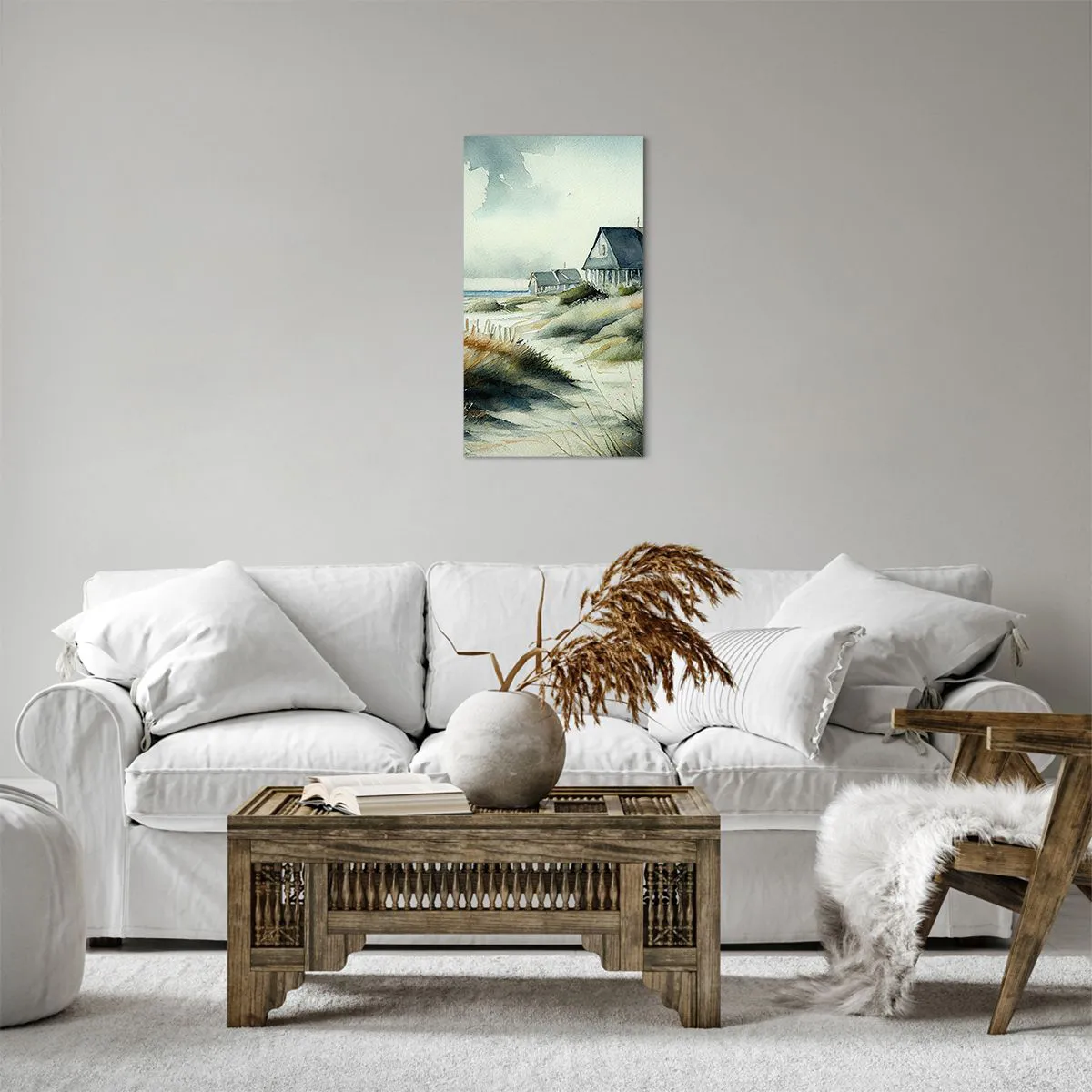 Obraz na płótnie - Z dala od zgiełku - 45x80 cm