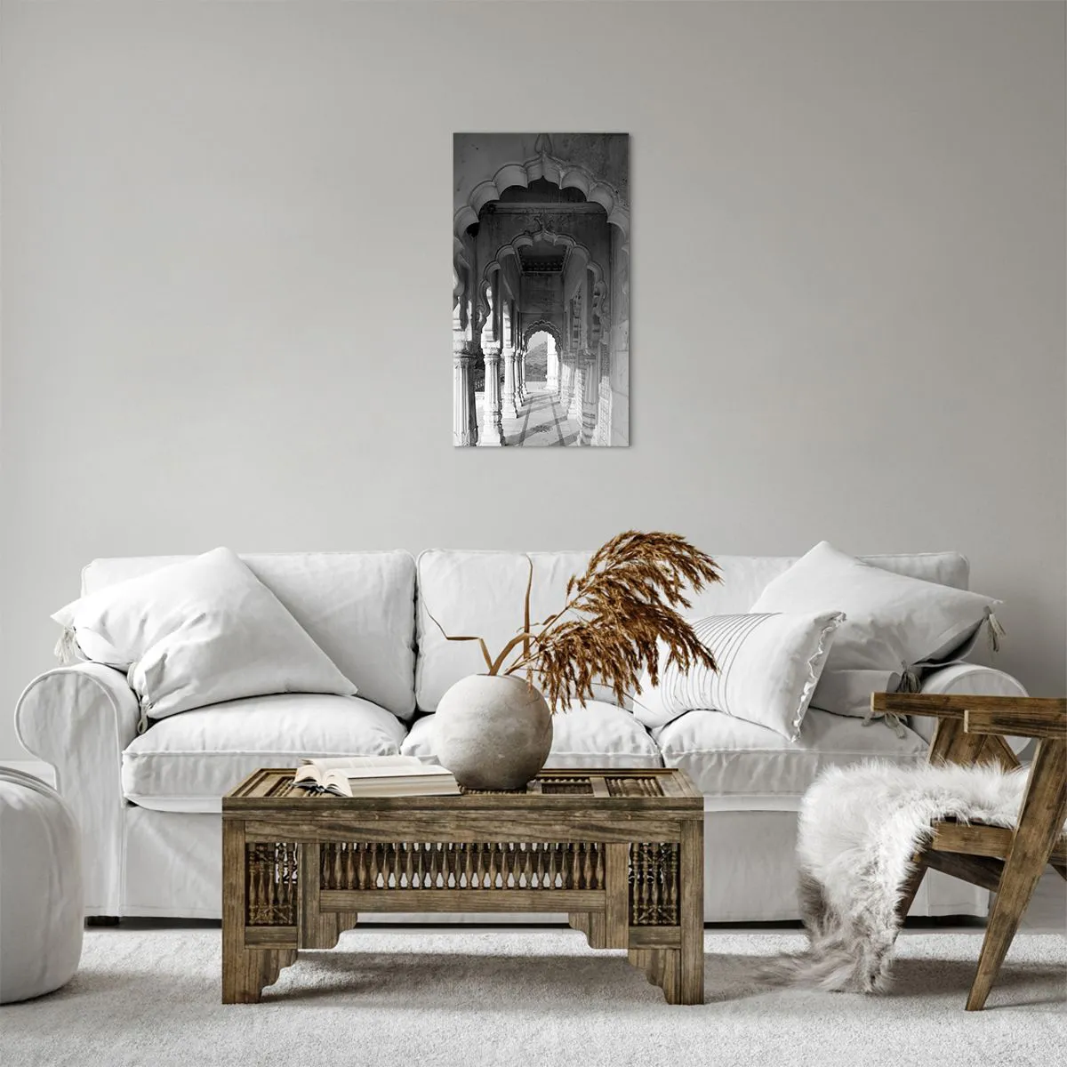 Lærredstryk - Billede på lærred - Det er her, fortællingerne fra Østen sker - 45x80 cm