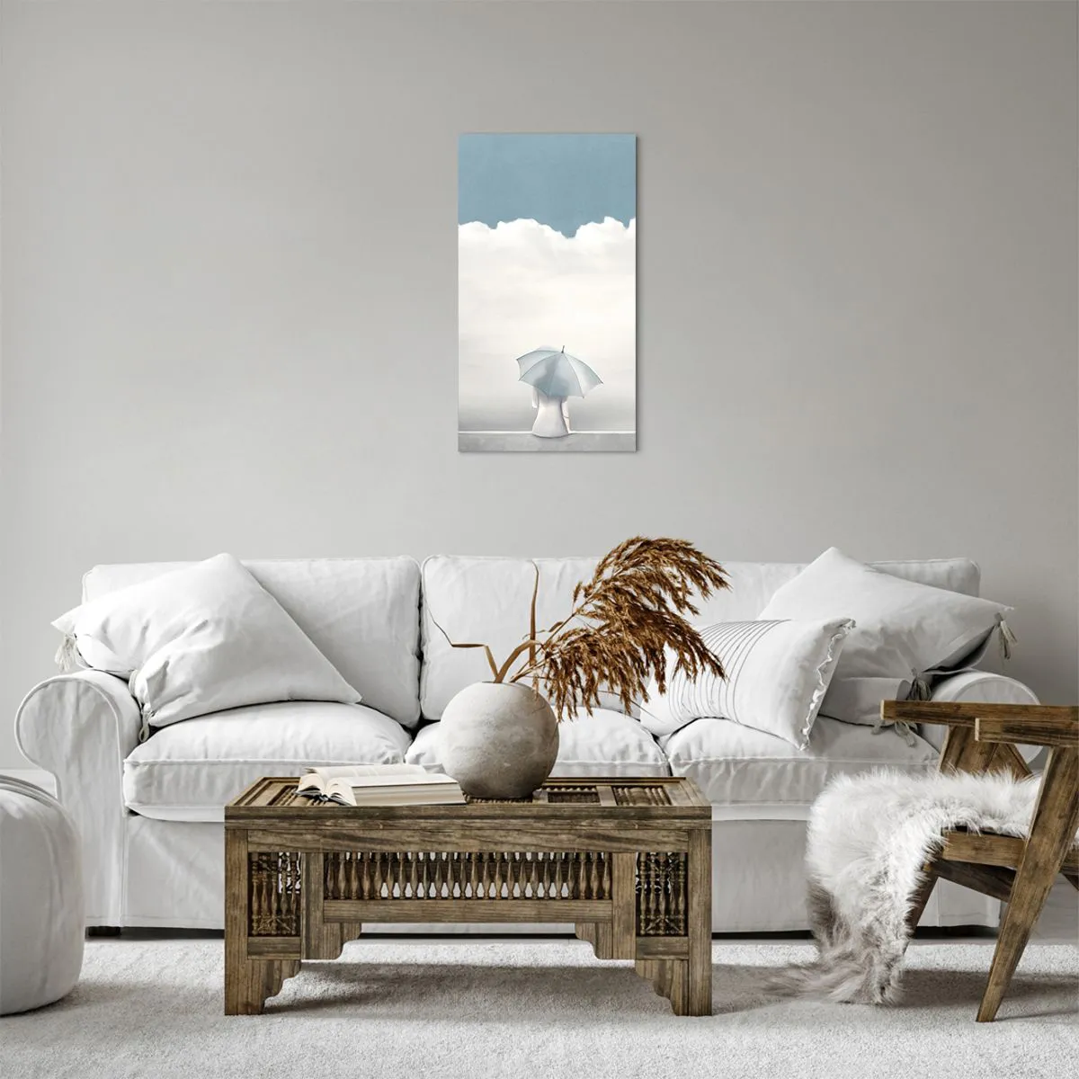 Bild auf Leinwand - Leinwandbild - Am Rande der Realität und Träume - 45x80 cm