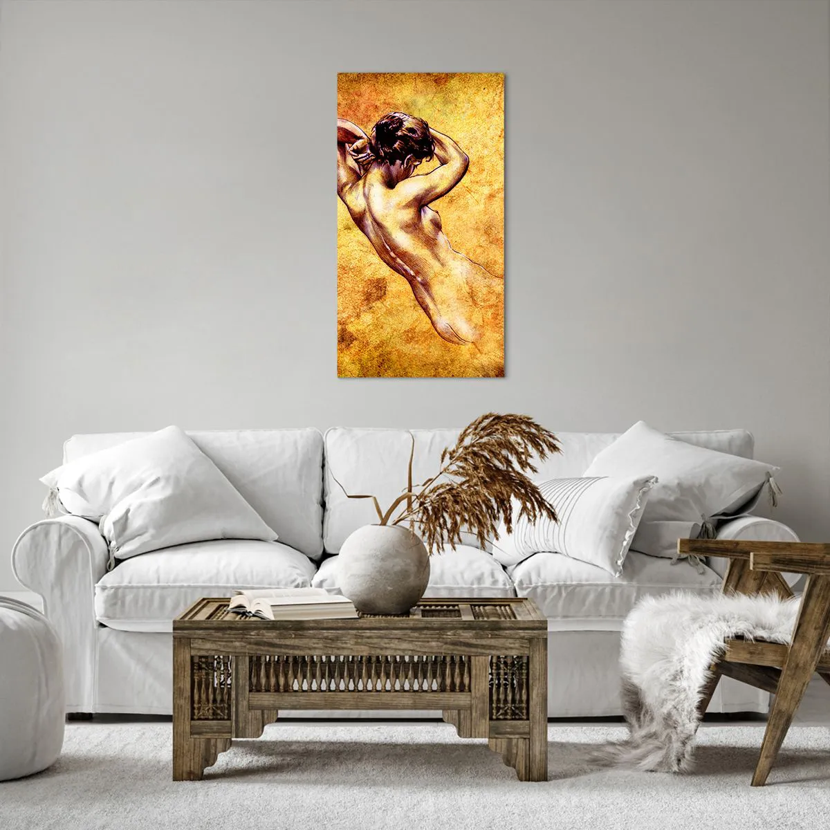 Impression sur toile - Image sur toile - Découverte, mais toujours mystèrieuse - 55x100 cm