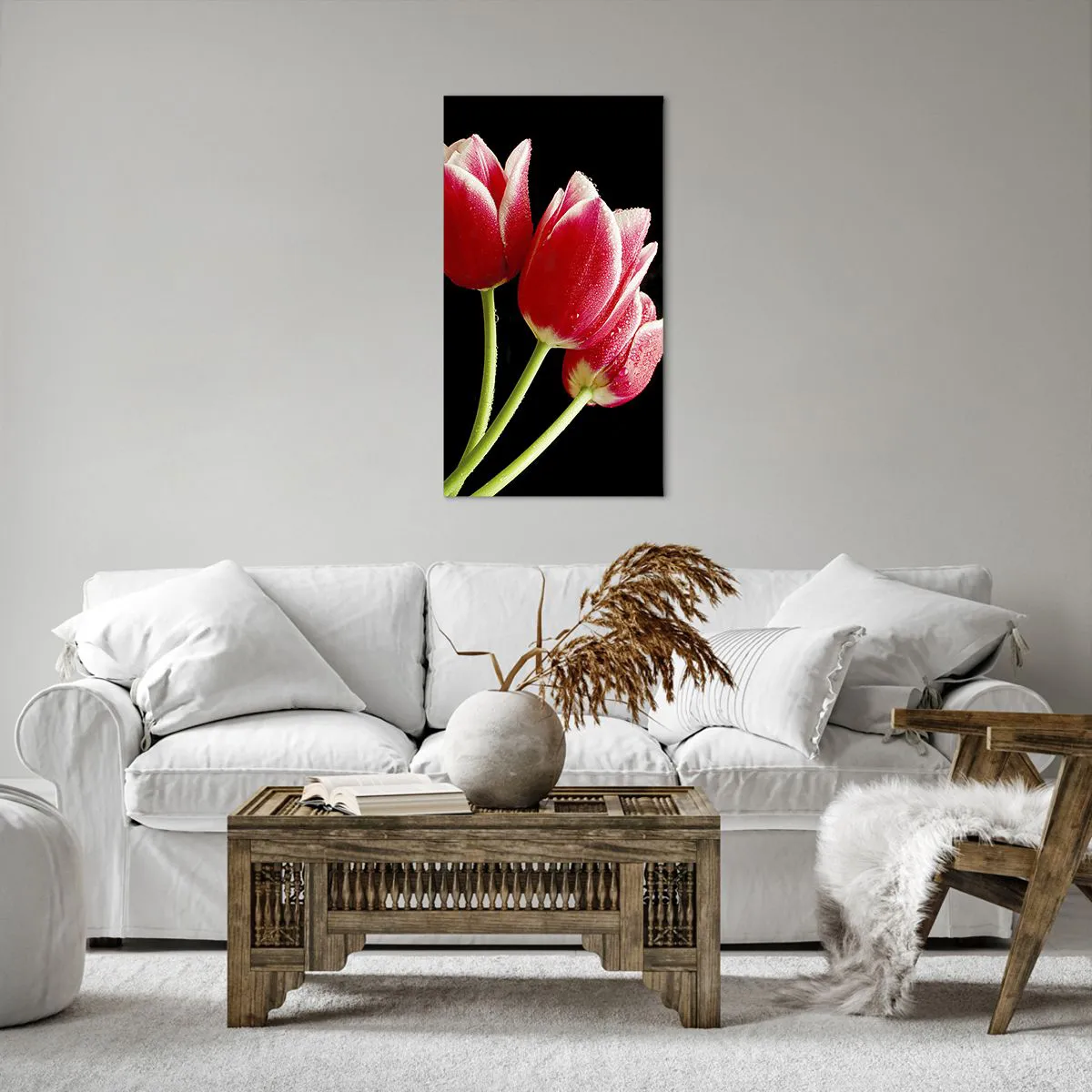 Schilderen op canvas - Een belofte van pure liefde - 55x100 cm