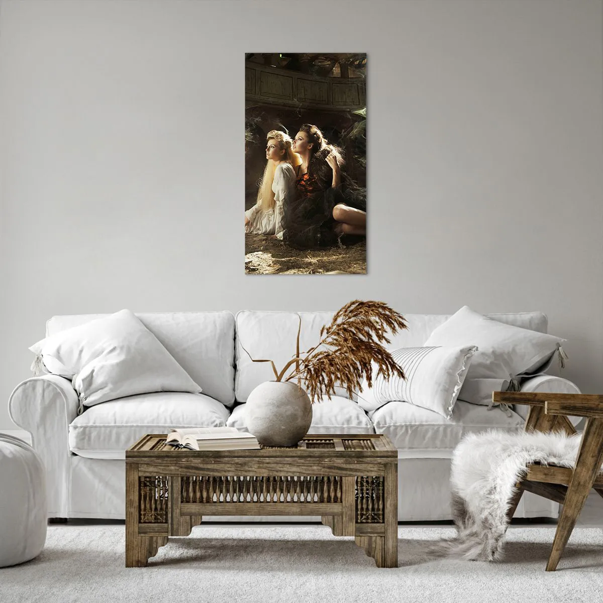 Impression sur toile - Image sur toile - Et il y a eu la poésie - 55x100 cm