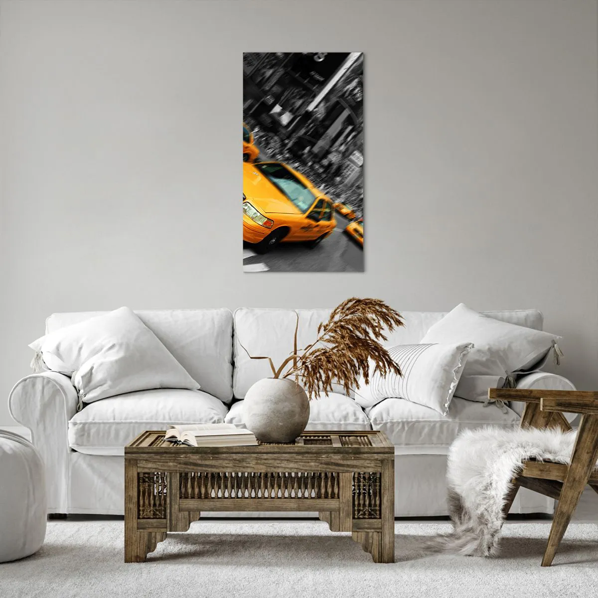 Impression sur toile - Image sur toile - Gouttes de soleil New-Yorkaise - 55x100 cm