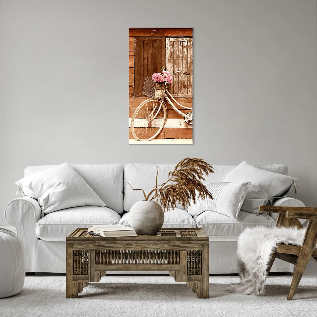 Impression sur toile - Image sur toile - Je reviens tout de suite - 55x100 cm