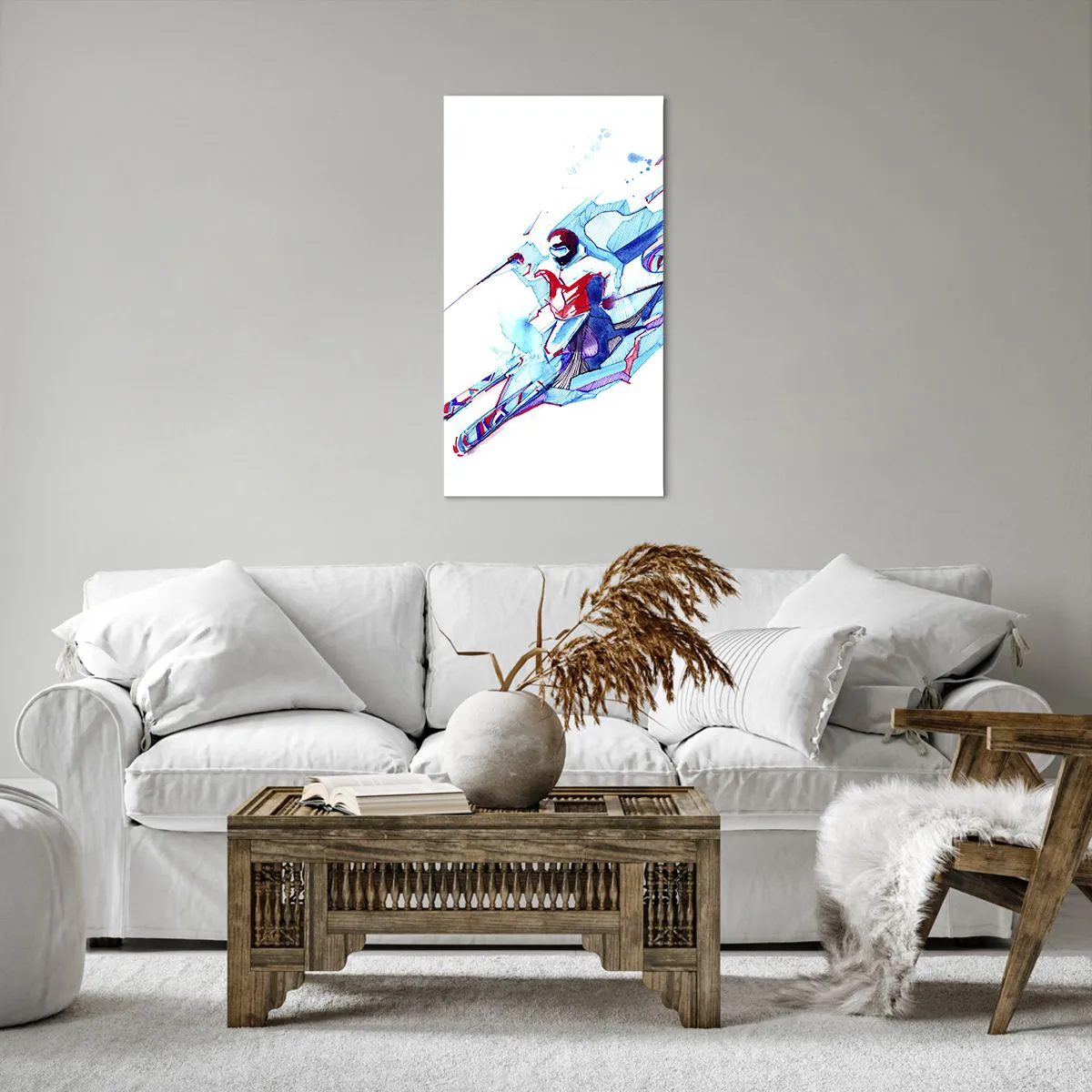 Obraz na plátně - Šílený spěch k radosti - 55x100 cm