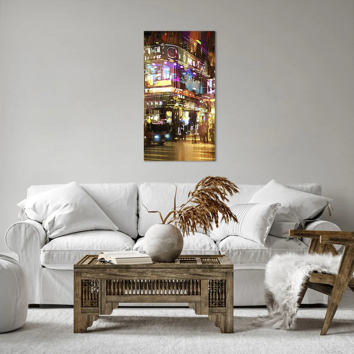 Schilderen op canvas - In een zee van licht - 55x100 cm