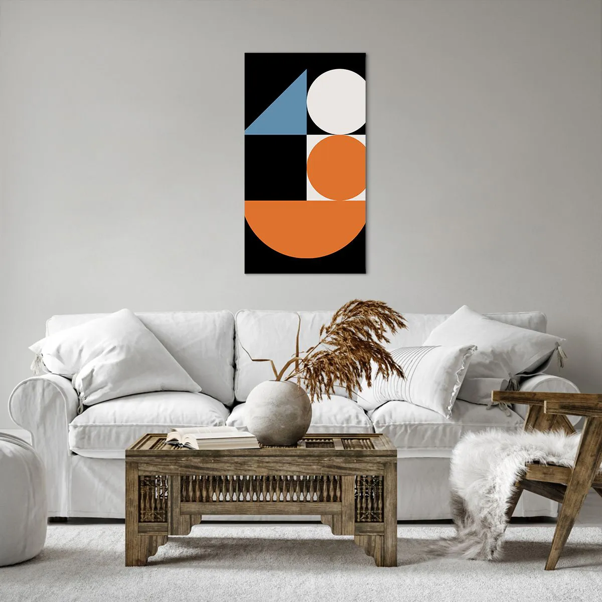 Impression sur toile - Image sur toile - Rangement de figures - 55x100 cm