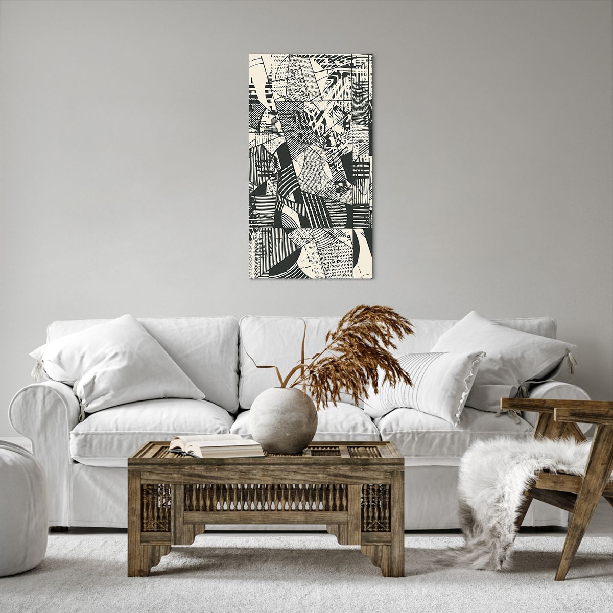 Bild auf Leinwand Abstraktion, Bild auf Leinwand Jahrgang, Bild auf Leinwand Grafik, Bild auf Leinwand Schwarz Und Weiß, Bild auf Leinwand Moderne Kunst