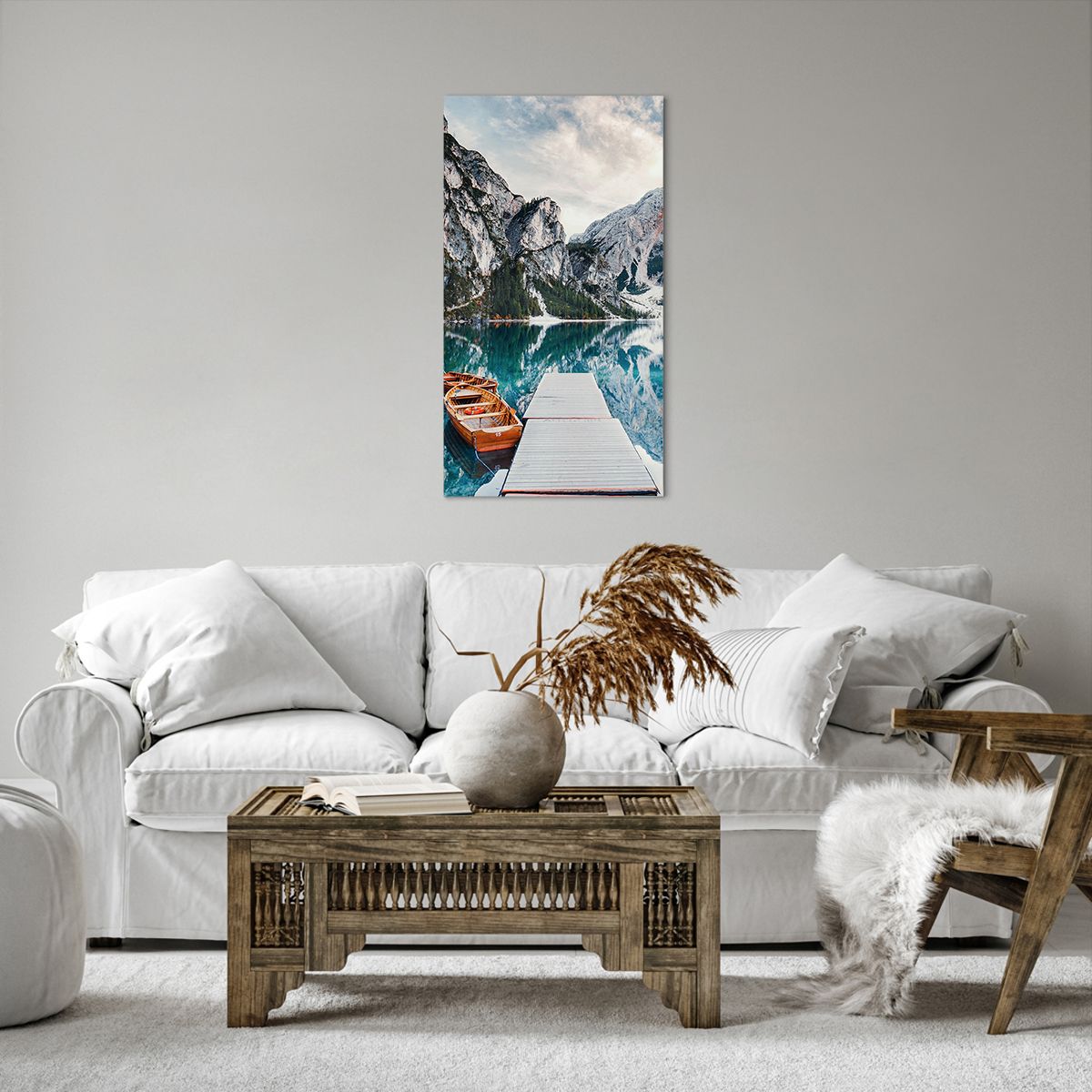 Bild auf Leinwand Landschaft, Bild auf Leinwand Berge, Bild auf Leinwand Alpen, Bild auf Leinwand See, Bild auf Leinwand Natur