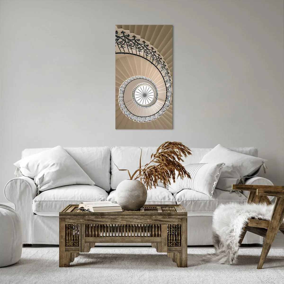 Impression sur toile - Image sur toile - À l'intérieur de la coquille - 55x100 cm