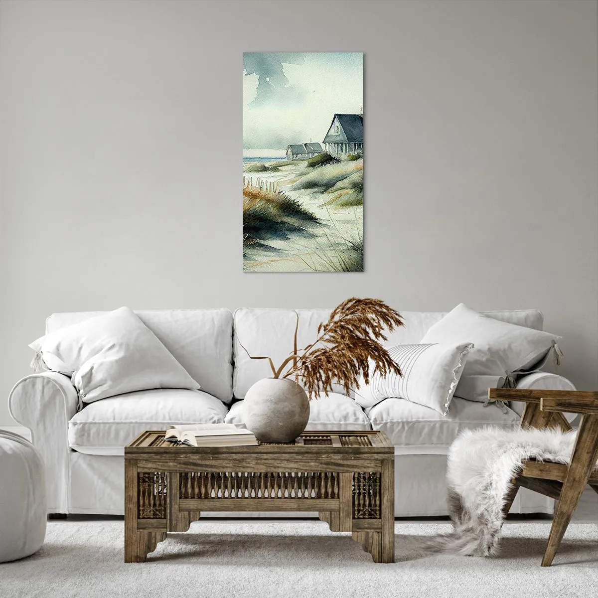 Obraz na płótnie - Z dala od zgiełku - 55x100 cm