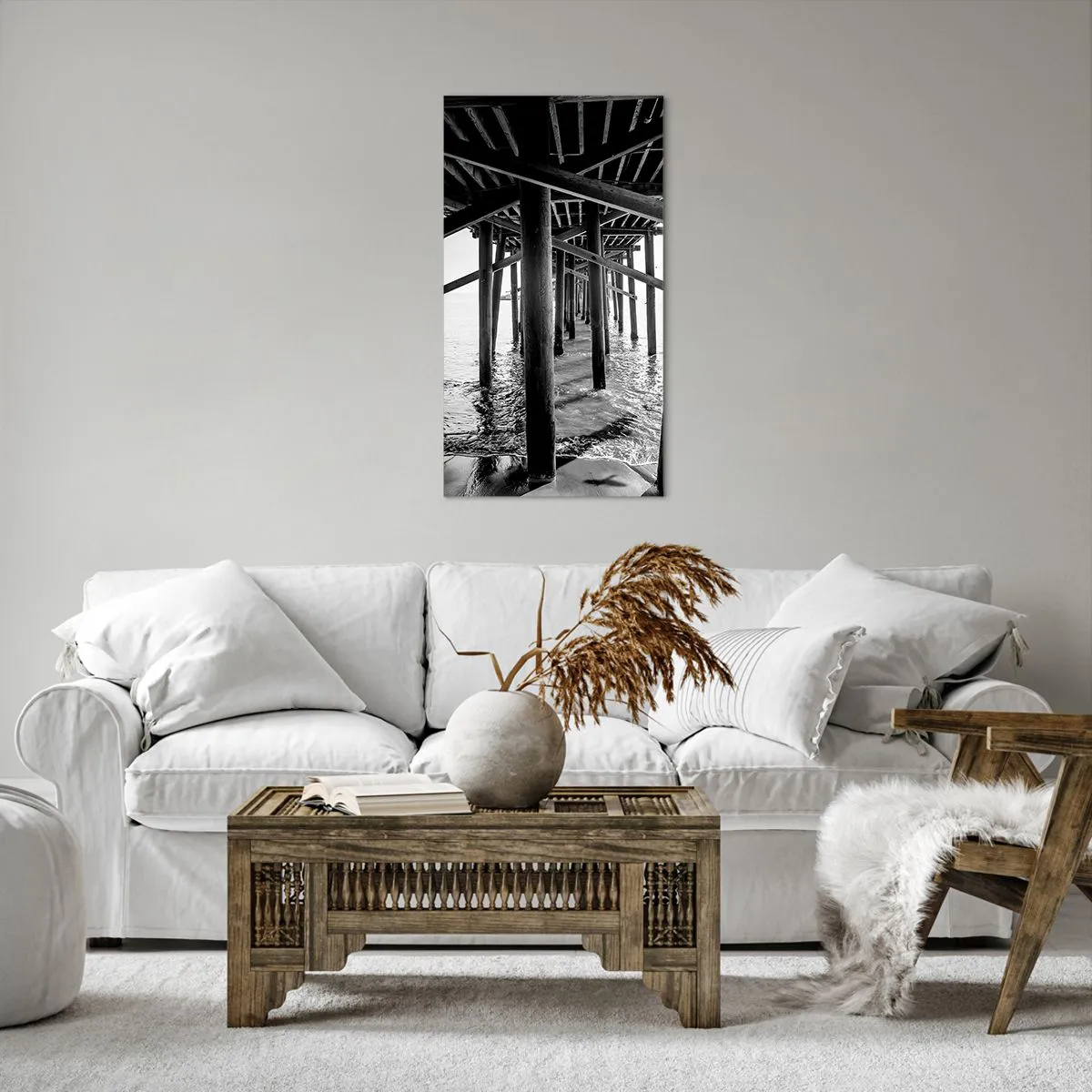 Canvas picture - Beach Hideout - 55x100 cm