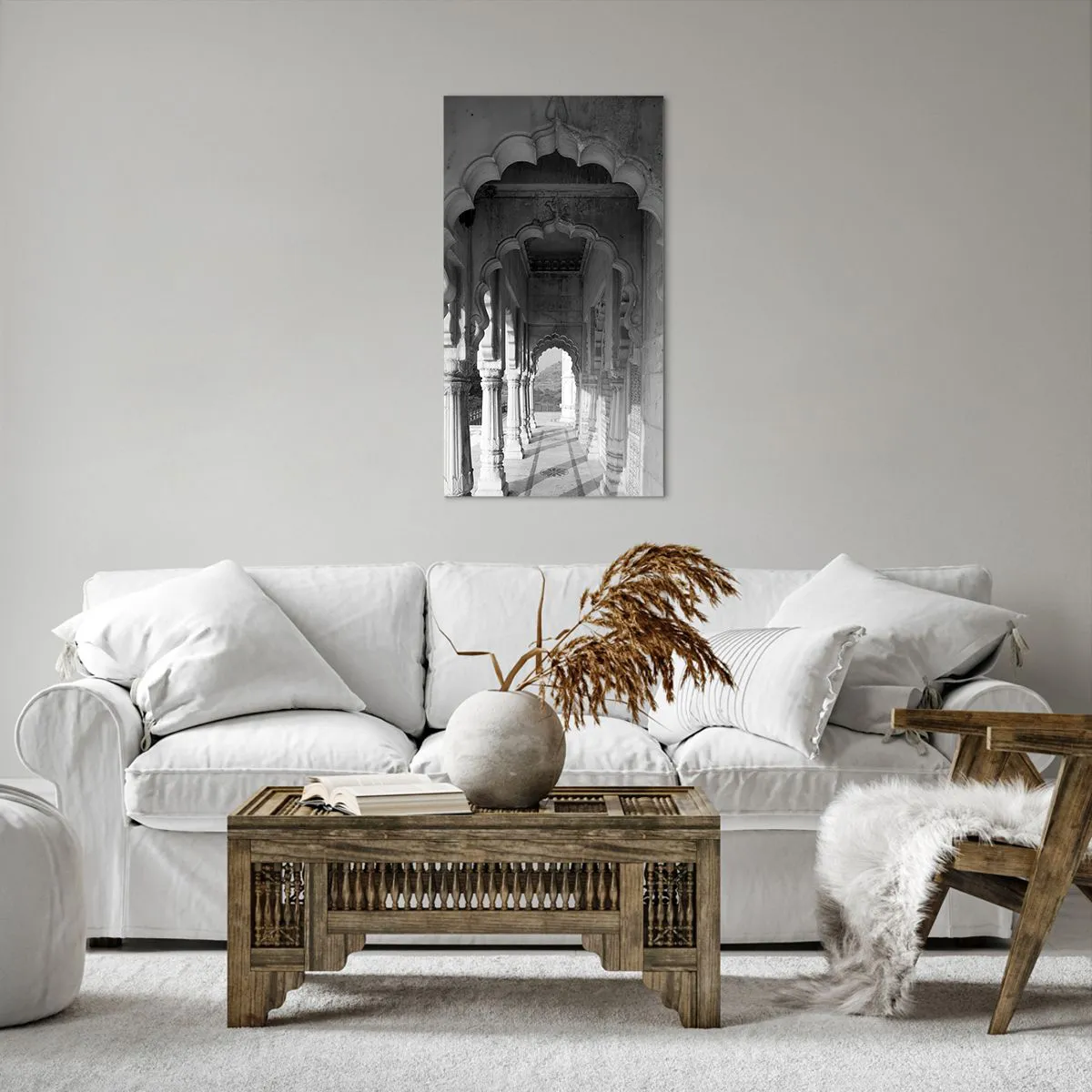 Lærredstryk - Billede på lærred - Det er her, fortællingerne fra Østen sker - 55x100 cm