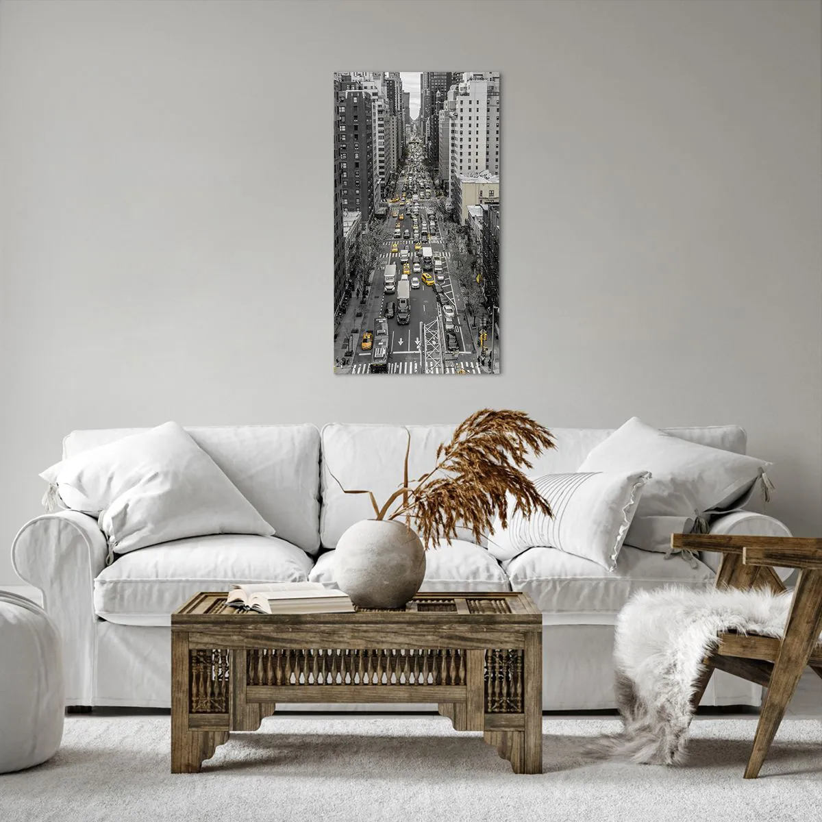Canvas picture - New York Life - 55x100 cm