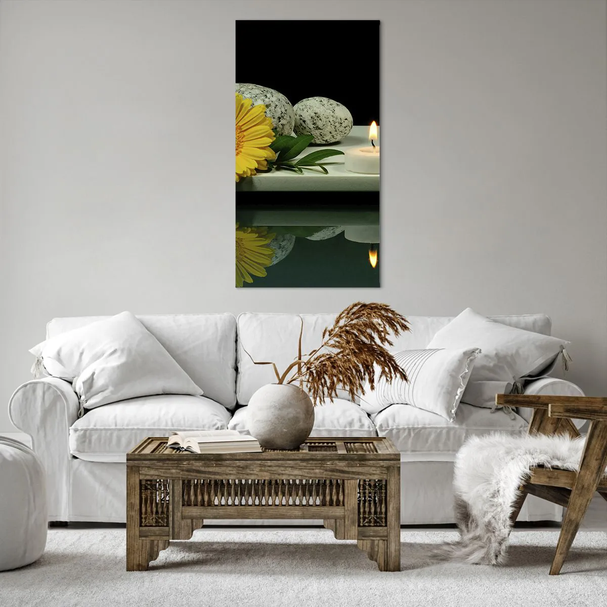 Obraz na płótnie - Ukojenie zmysłów - 65x120 cm