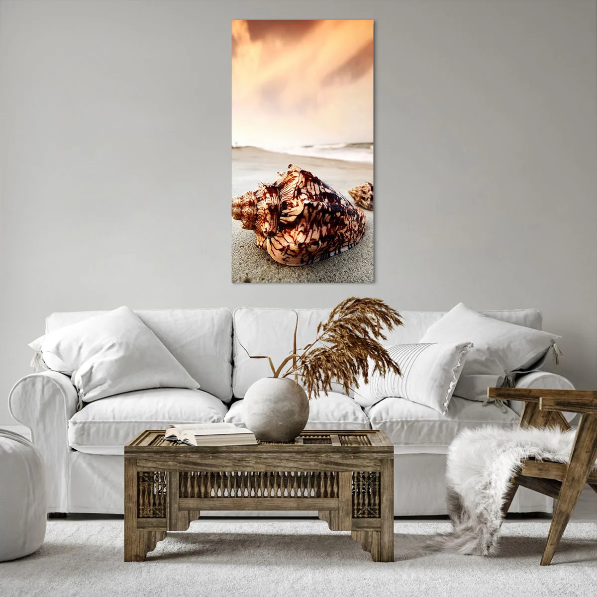 Vászonkép - A hullámok kitaszítottjai - 65x120 cm