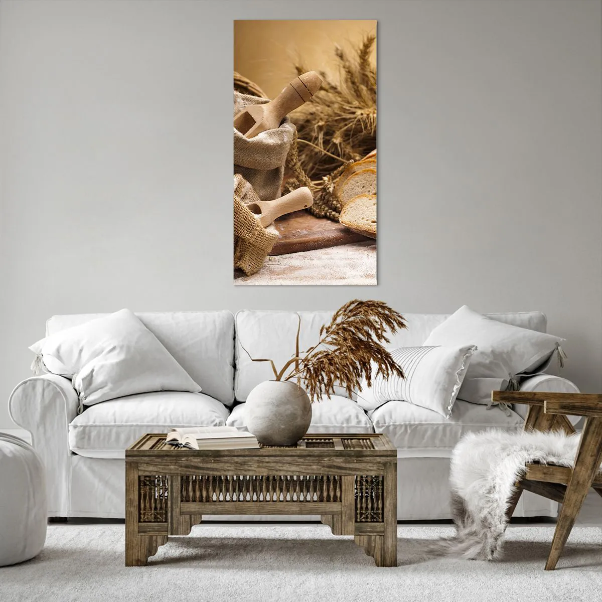 Vászonkép - Hogyan vágta le a késsel - 65x120 cm