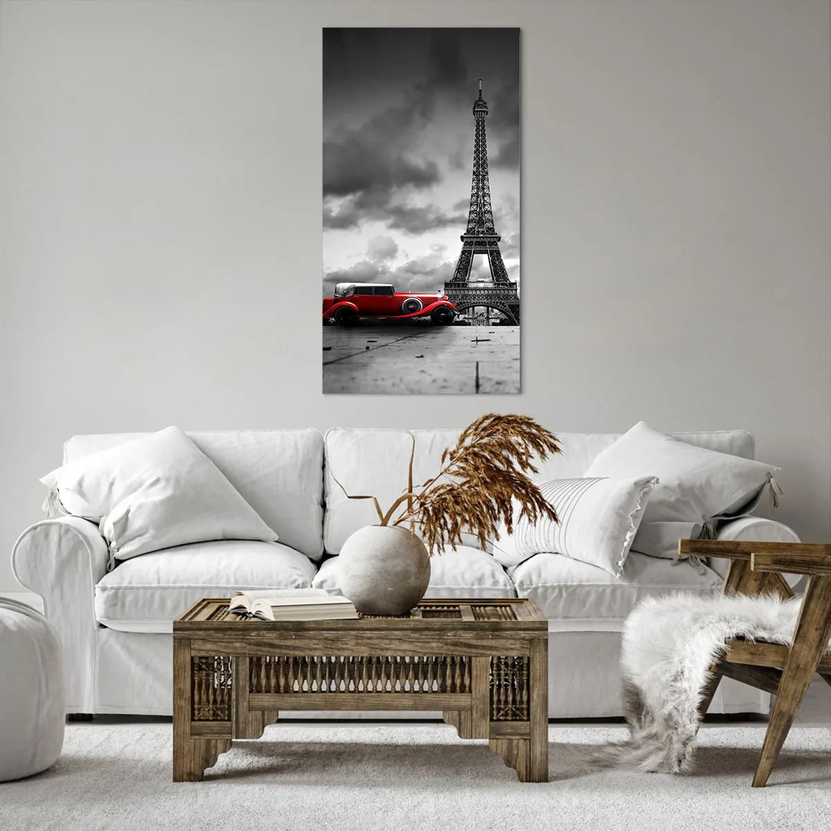 Canvas picture - Not So Long Ago in Paris - 65x120 cm