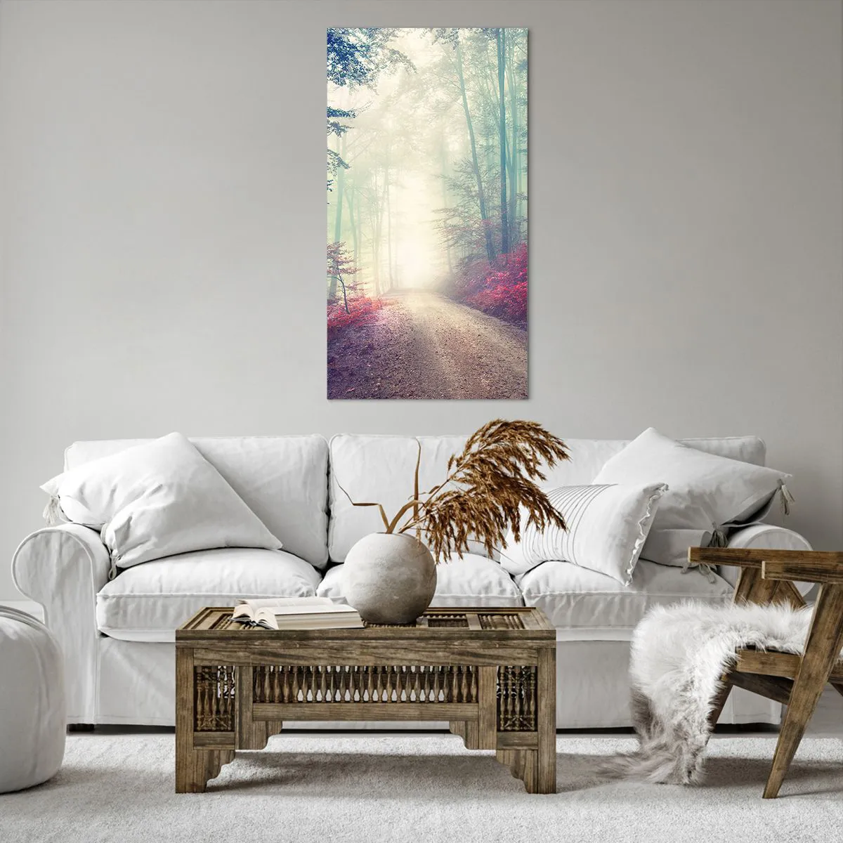 Impression sur toile - Image sur toile - Comme c'est bon de se lever à l'aube - 65x120 cm