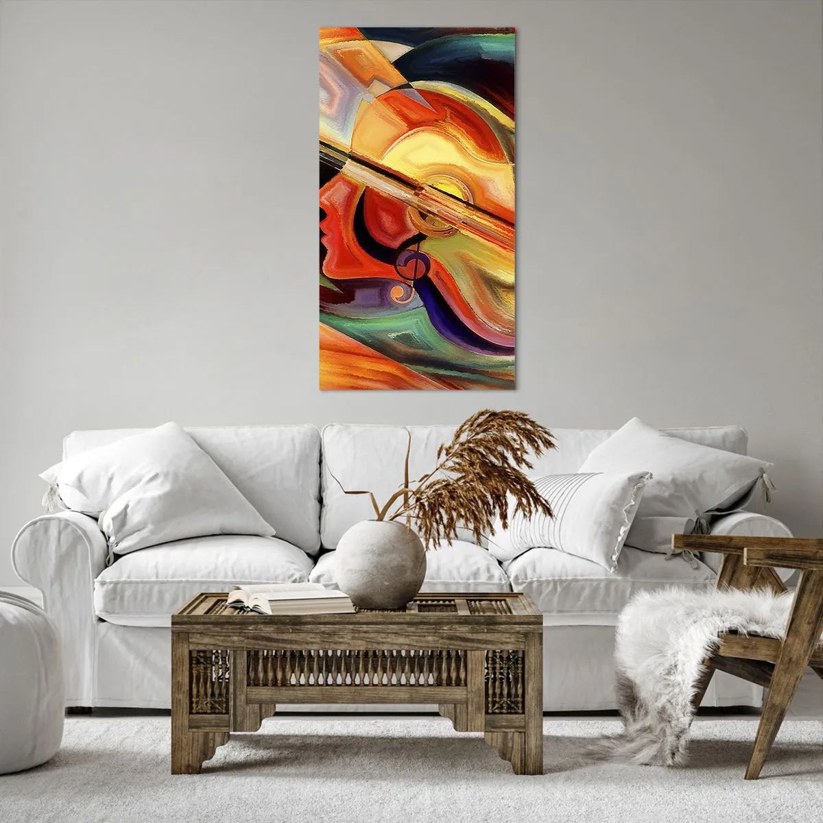 Impression sur toile - Image sur toile - Tout va bien - 65x120 cm