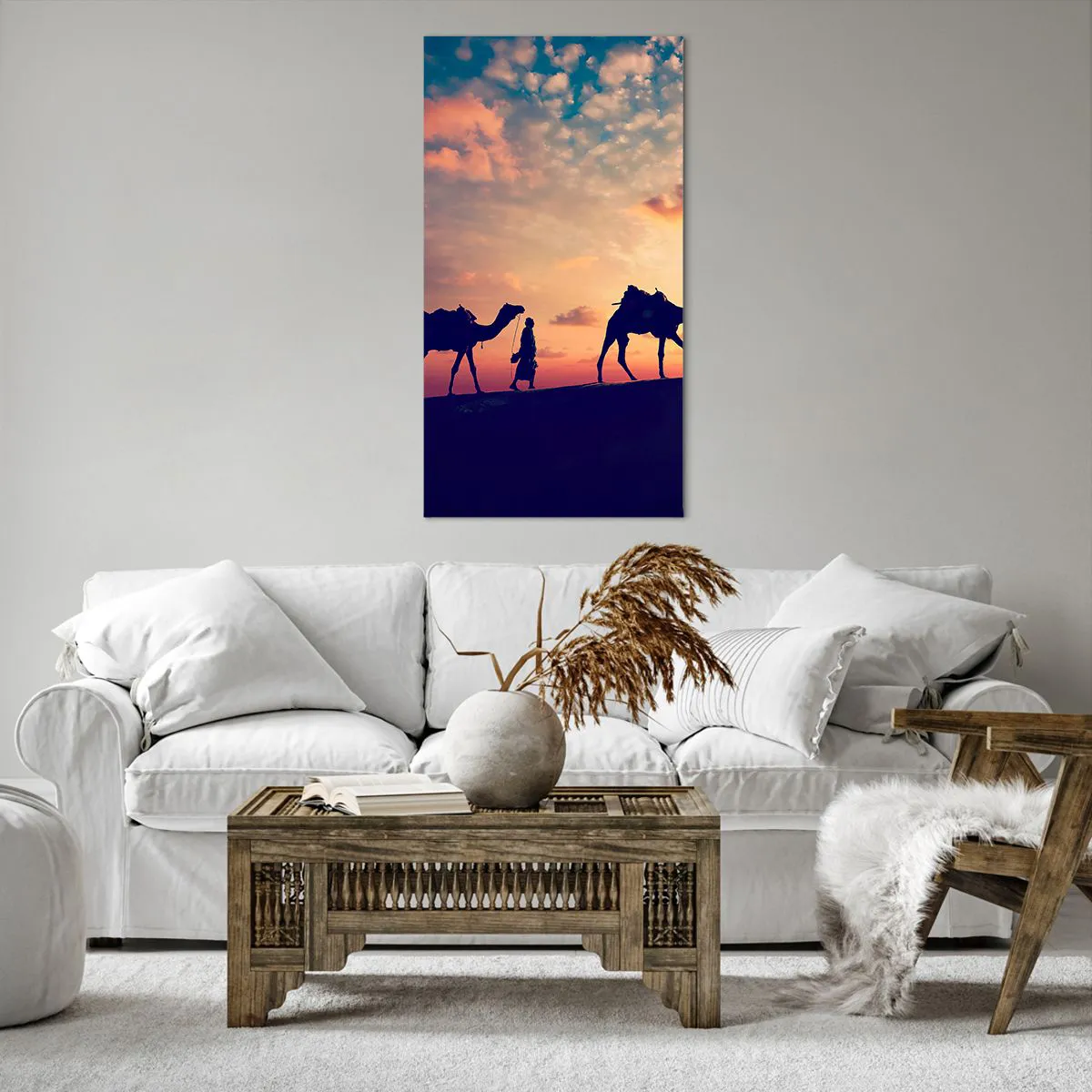 Impression sur toile - Image sur toile - L'esprit mystérieux de l'Orient - 65x120 cm