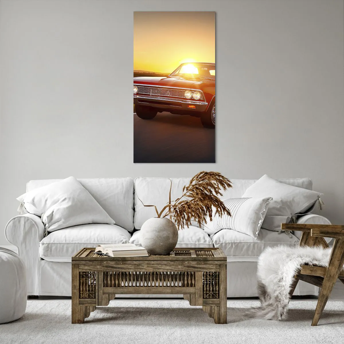 Obraz na płótnie - Pożądanie ma kolor czerwony - 65x120 cm