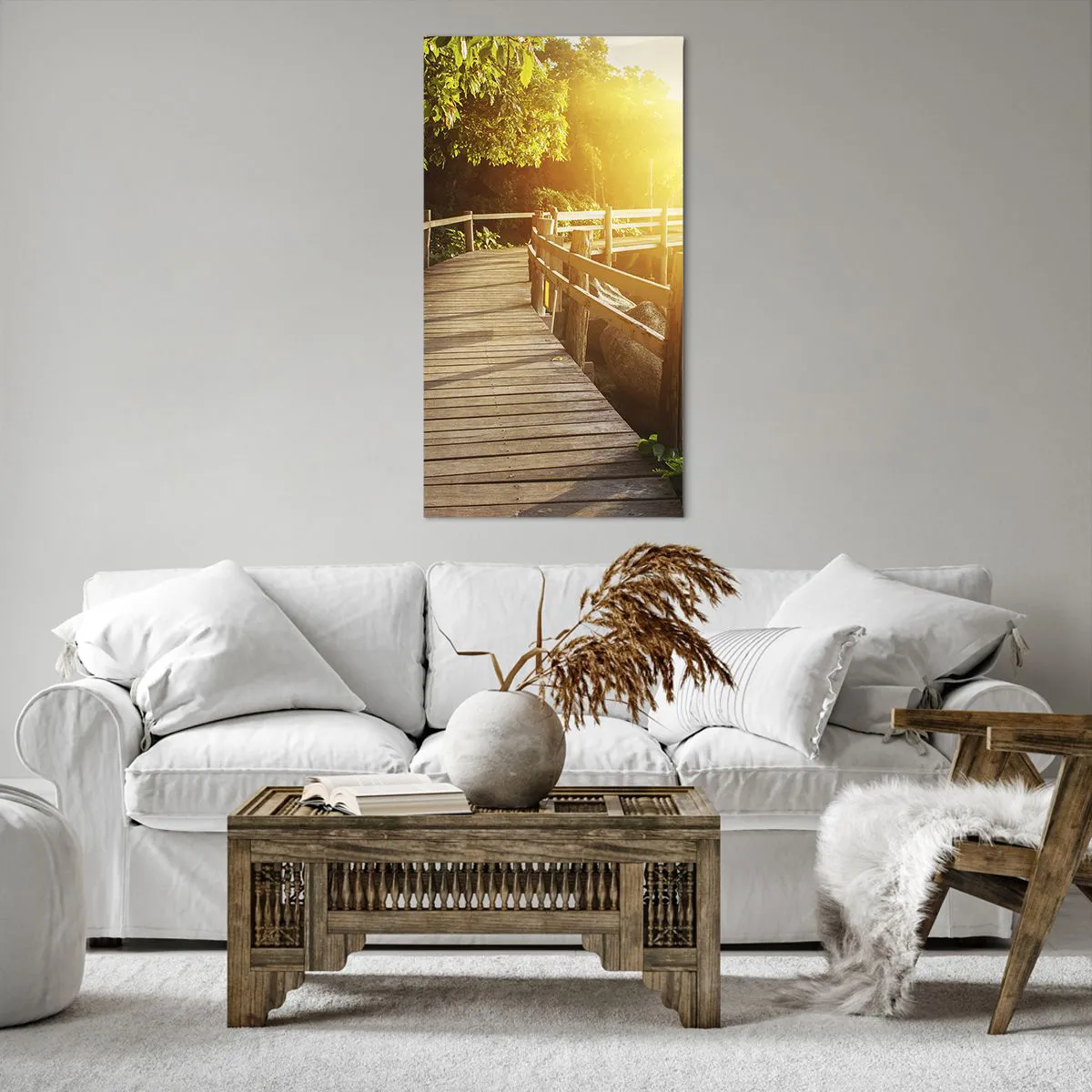 Schilderen op canvas - Nog een beurt, nog een wonder - 65x120 cm