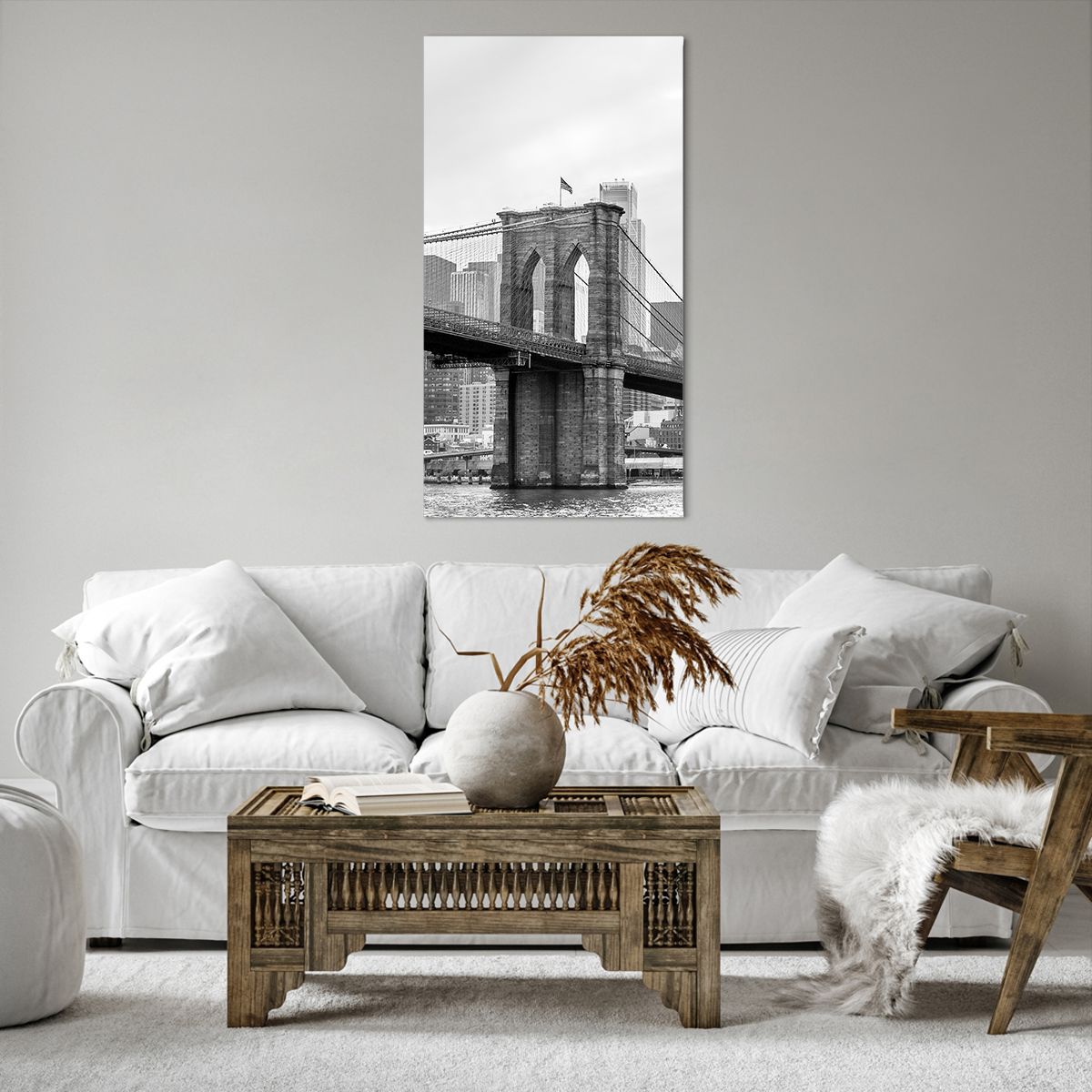 Obrazy na płótnie Nowy Jork, Obrazy na płótnie Most Brookliński, Obrazy na płótnie Manhattan, Obrazy na płótnie Architektura, Obrazy na płótnie Miasto 