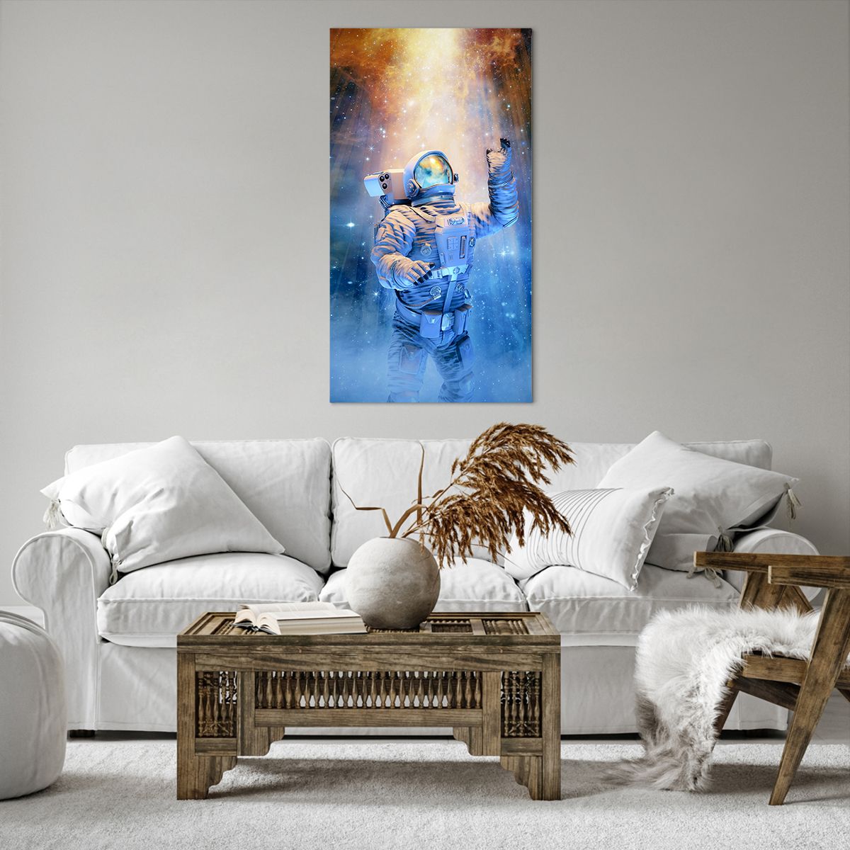 Bild auf Leinwand Abstraktion, Bild auf Leinwand Astronaut, Bild auf Leinwand Kosmos, Bild auf Leinwand Kunst, Bild auf Leinwand Universum