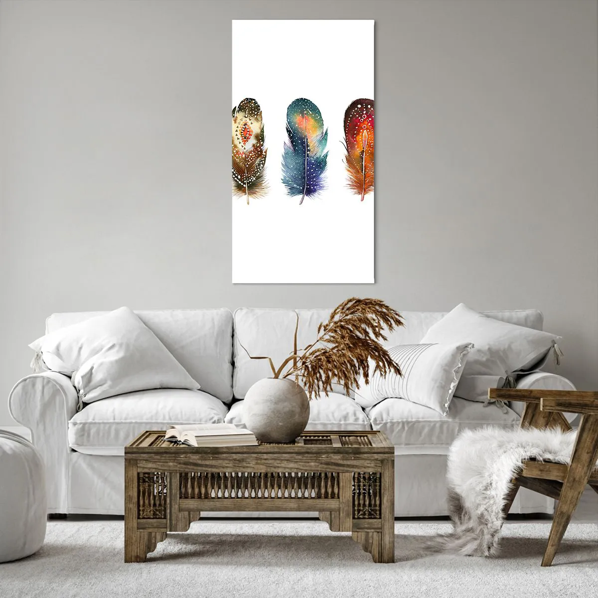 Lærredstryk - Billede på lærred - Ritualer, ordinancer, mysterier - 65x120 cm