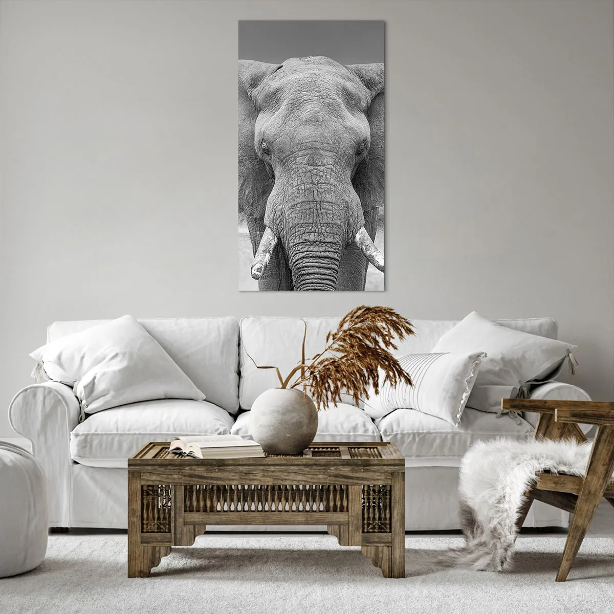 Impression sur toile - Image sur toile - Bienvenue dans mon monde - 65x120 cm