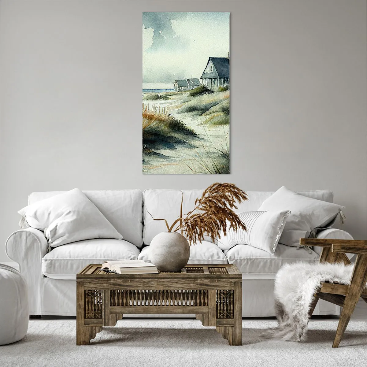 Obraz na płótnie - Z dala od zgiełku - 65x120 cm