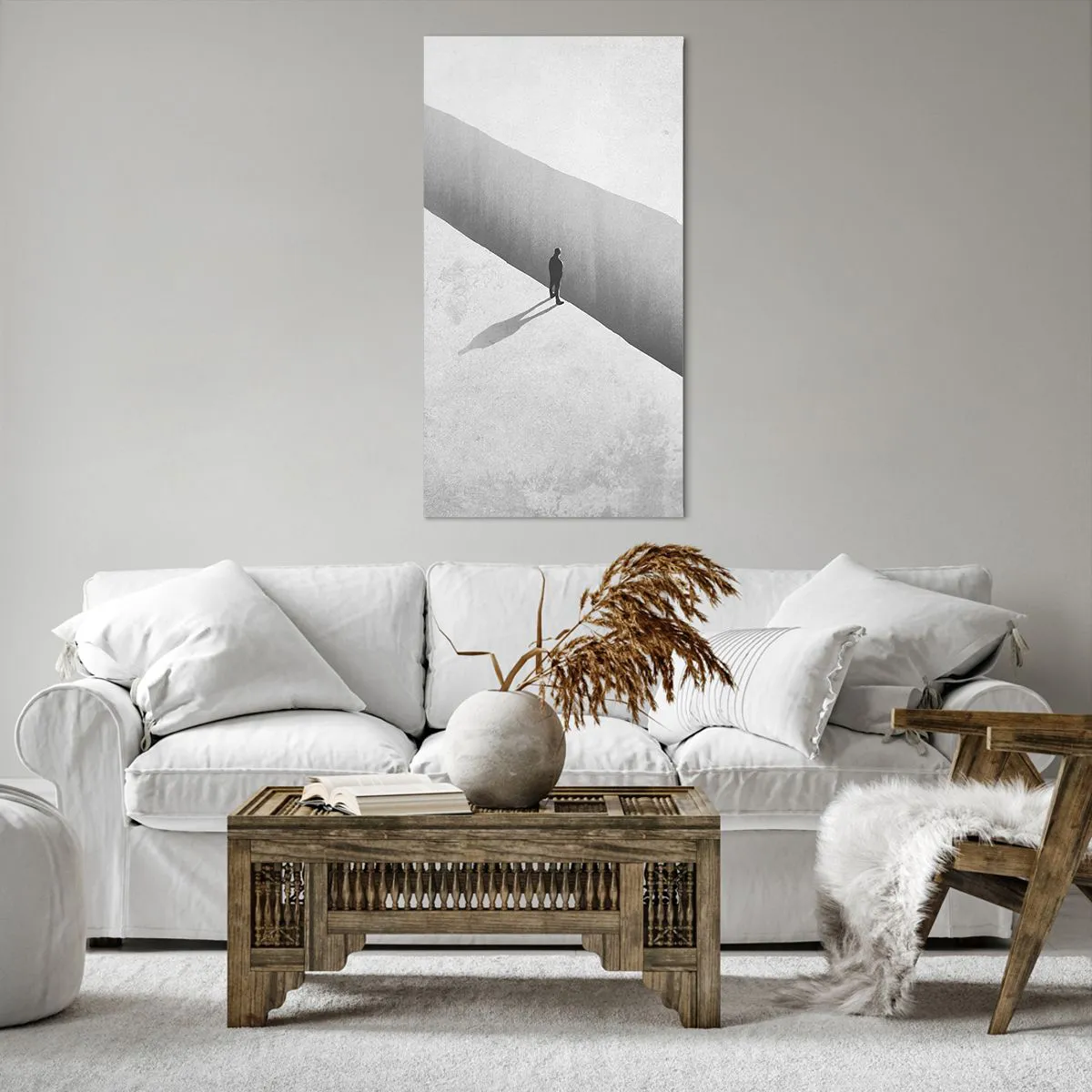 Tablou pe pânză - Obiectiv clar - 65x120 cm