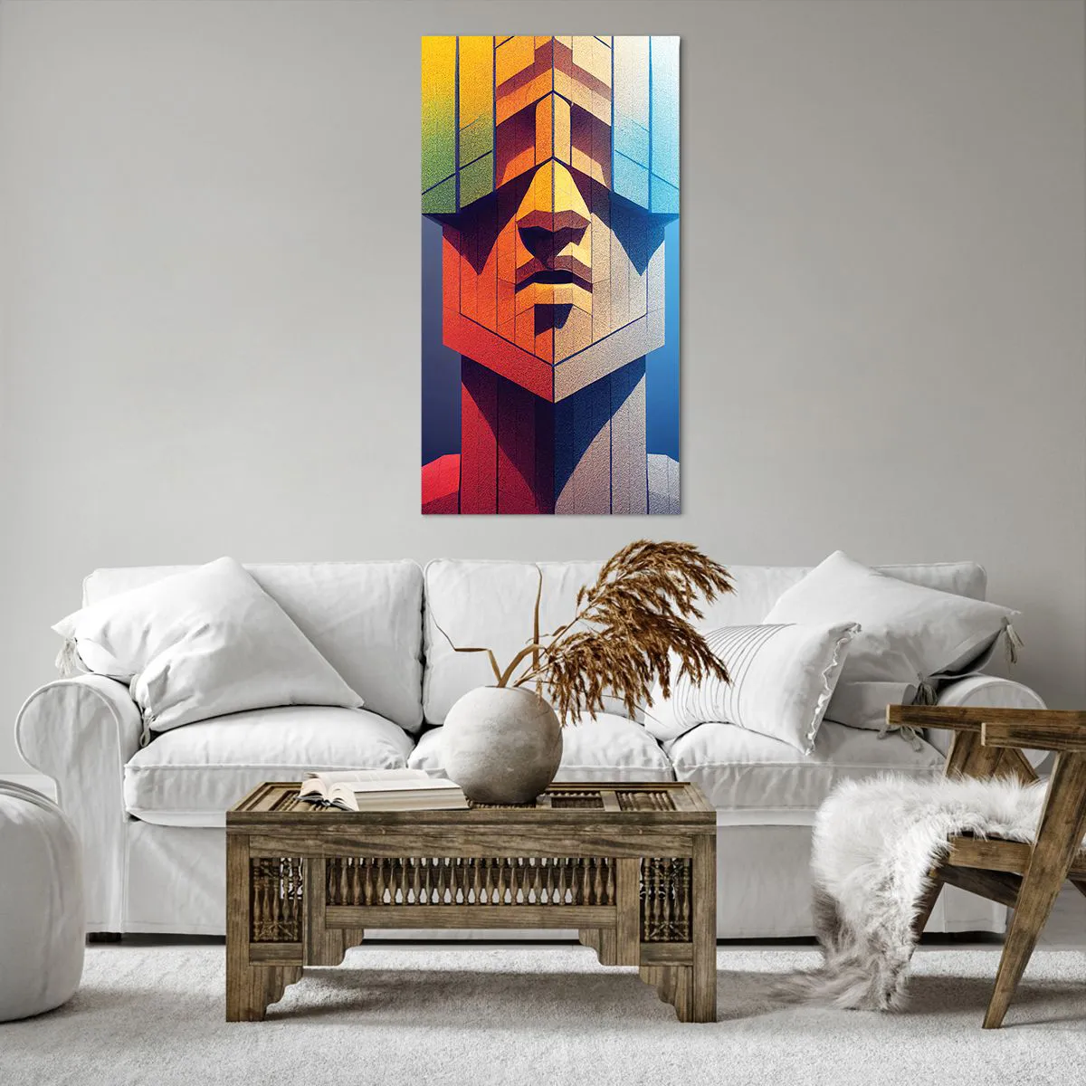 Obraz na płótnie - Człowiek z zasadami - 65x120 cm