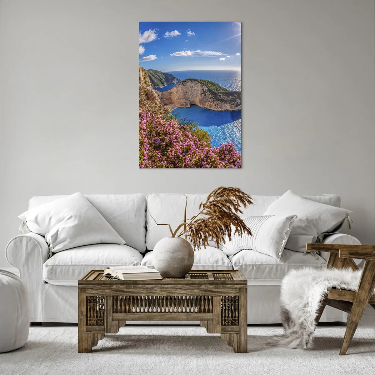 Lærredstryk - Billede på lærred - Min store græske ferie - 70x100 cm