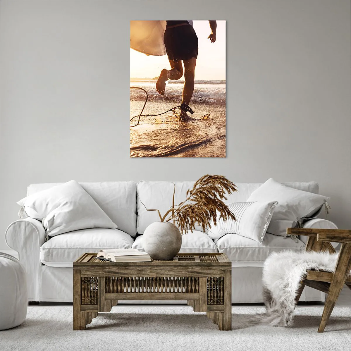 Vászonkép - A hullám felé - 70x100 cm